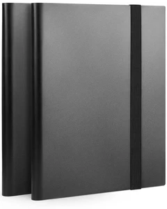 2 Pack 9 Pockets Trading Card Binder, Black, 40 Sheets, 720 Cards, Baseball, ... - Bild 1 von 7