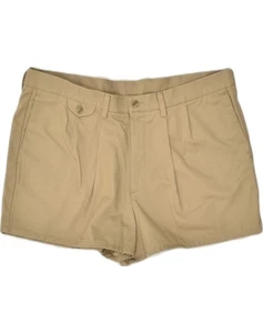 DOCKERS Womens Chino Shorts W42 2XL Brown Cotton WU02 - Picture 1 of 5