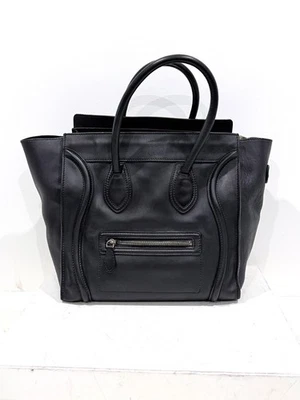 *XMAS SALE* CELINE Black 30cm MINI Luggage Bag In Smooth Calf Leather GHW - Image 1 of 4
