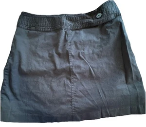 St John's Bay pantaloncino nero donna zip ottone vita regolabile cinch tg 12 - Foto 1 di 10