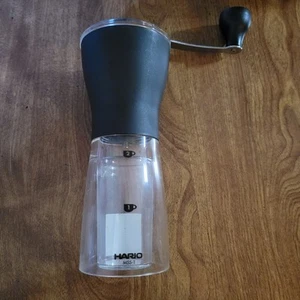 Hario Ceramic Coffee Mill MSS-1B ☕️ Black And Clear - Picture 1 of 13