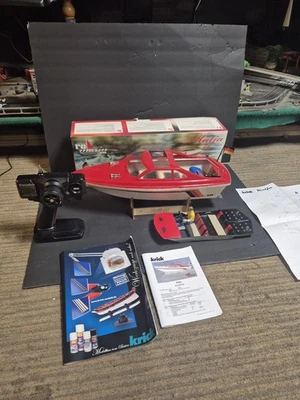 Vintage Rc Boat Krick Katja  - Image 1 of 4