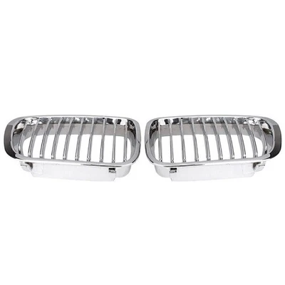 Rejilla delantera cromada para BMW E46 4D sedán 320i 323i 325i 328i 330i 98-01 Foto 1 de 4