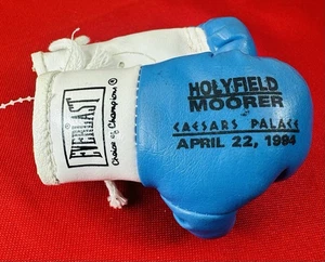 Vtg Everlast Mini Boxing Gloves Holyfield Moorer 1994 Caesars Palace 4” - Picture 1 of 6