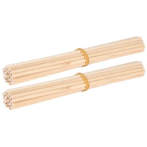 40Pcs 15cm/5.9" Wooden Round Dowel Rods Dust Shockproof Pivot Hole Cleaning Tool - Picture 1 of 11