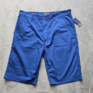 American Rag Cie Shorts Men's 34 Royal Blue Flat Front Casual Pockets New READ - Picture 1 of 13