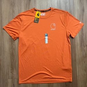 Carhartt Orange Force Sun Defender T-Shirt Herren Work Relaxed Fit Medium M - Bild 1 von 5