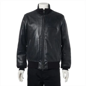 Chaqueta de cuero Avirex L para hombre negra 6181047 tela pilling - Imagen 1 de 9