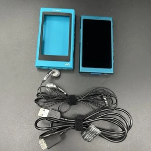 SONY NW-A35 WALKMAN DIGITAL MUSIC PLAYER 16G Blue Tested Working - Picture 1 of 16