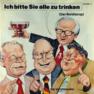 7" DIE VORSITZENDEN Bundesrap ERICH HONECKER/WILLY BRANDT/HELMUT KOHL NEUWERTIG! - Picture 1 of 3