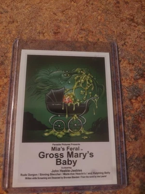 Garbage Pail Kids "Revenge Of Oh The Horror-ible" Horror Film Poster - Image 1 of 2