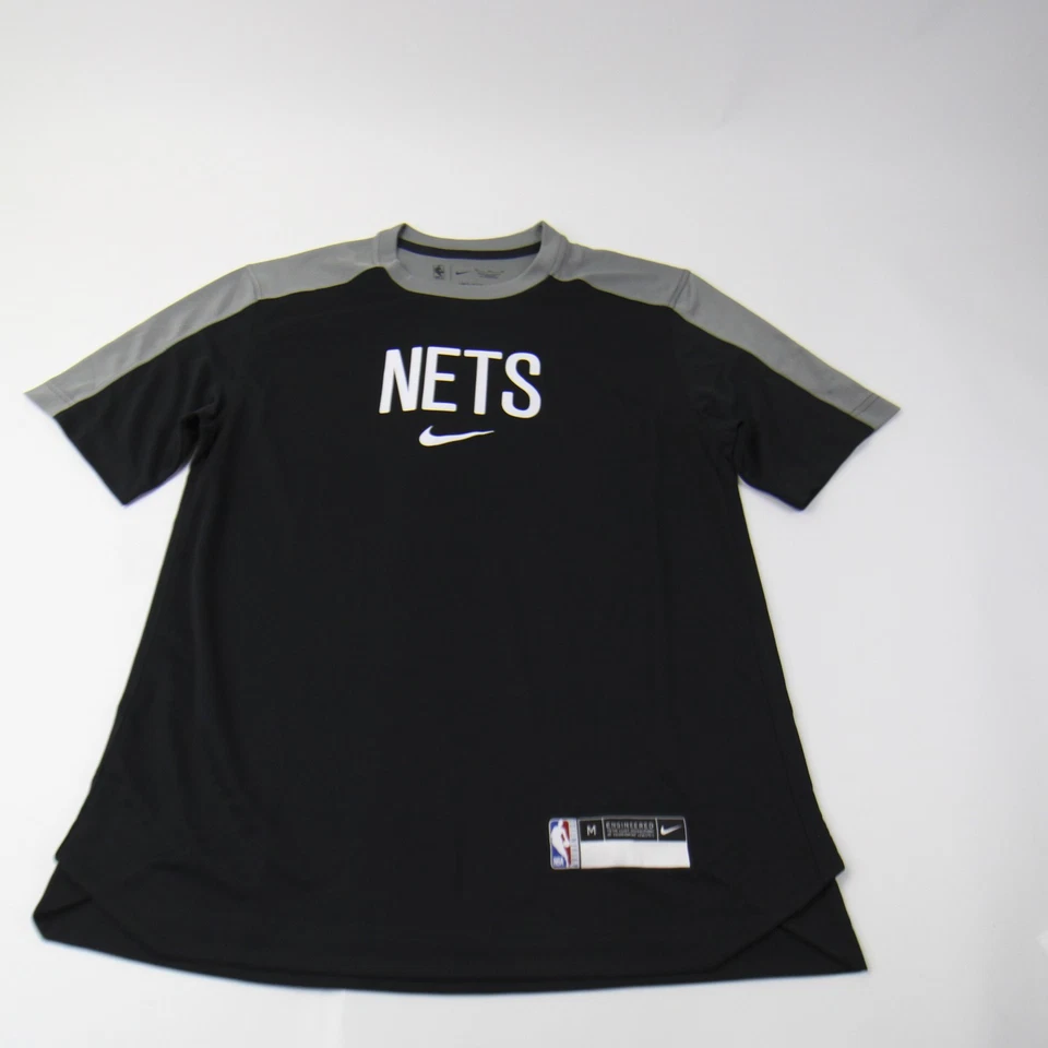 Brooklyn Nets Nike NBA Authentics Dri-Fit Short Sleeve Shirt Men's New - Image 1 of 3