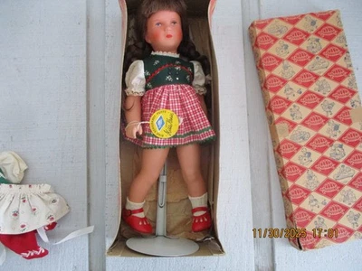 15" Kathe Kruse Doll Mint In Box, Extra Clothing - Image 1 of 4