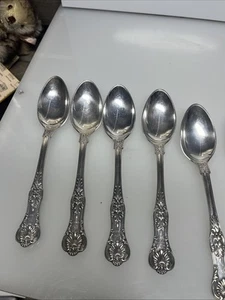 Juego de 9 - Cucharas ovaladas chapadas en plata de ley Tiffany & Co. - Imagen 1 de 10