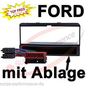 Radio Frame With Storage Compartment For FORD Focus Fiesta Escort Mondeo Scorpio - Picture 1 of 24