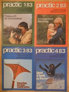 4x PRACTIC 1983 3* komplett ! DDR-Zeitschrift für Heimwerker Bastler Modelbau - Picture 1 of 1