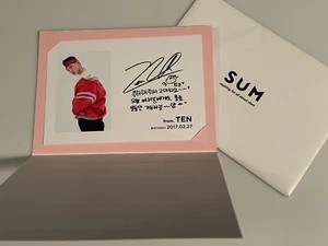 NCT U WayV Ten 2017 Geburtstagskarte SM Sum Coex - Bild 1 von 3