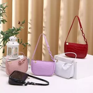 Mujeres Bolso de Mano Cartera Pequeño Bandolera Bolso Mensajero Cadena Hombro Bolso para las Axilas - Imagen 1 de 8