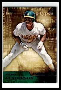2015 Topps Archetypes #A-1 Rickey Henderson Oakland Athletics - Picture 1 of 2
