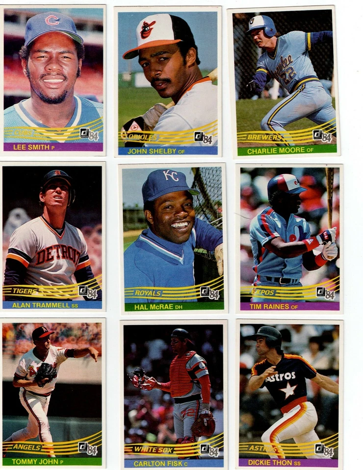Donruss Baseball 1984 completa tu set tú eliges 251-500 Foto 1 de 1