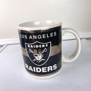 Vintage 1990's NFL Los Angeles Raiders Football Coffee Mug - Picture 1 of 6