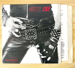 MOTLEY CRUE / Too Fast For Love 3rd Press 1981 US LP Leathur Records LR 123 - Picture 1 of 15