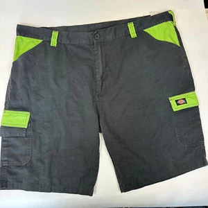 Dickies Black Utility Cargo Work Shorts Black - Multi Pocket Heavy Duty Size 2XL - Picture 1 of 5