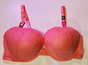 Victoria’s Secret Sexy Tee Push Up Bra Size 40D Pink Floral Multiway NWT