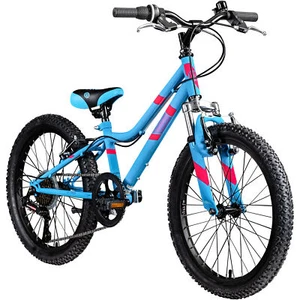 20Zoll Mountainbike Fahrrad Gabelfederung 7Gang Kinderfahrrad MTB Galano blau - Bild 1 von 33