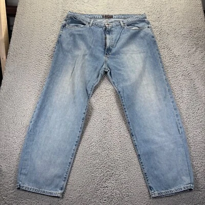 Vintage Polo Jeans Ralph Lauren Mens 40x30 Blue Light Wash Loose Tapered Fit - Изображение 1 из 4