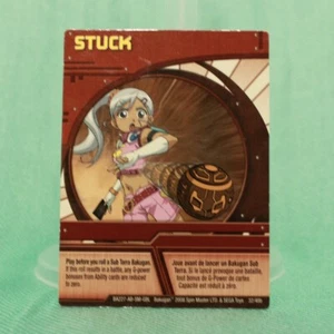 New BAKUGAN Ability Card STUCK BA227-AB-SM-GBL 2008 SM/SEGA 32/48b - Picture 1 of 2
