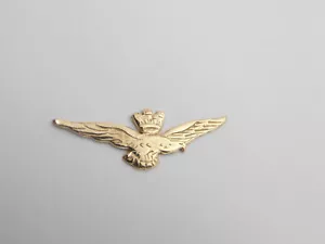 Aeronautica Militare Italiana : Spilla da giacca in Oro giallo 18 Kt - Brevetto - Picture 1 of 8