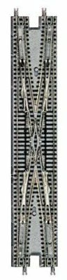 Rokuhan Z Gauge Scale R078 CLASSIC TRACK Double Crossover 220mm x 1pc Brown NEW - Image 1 of 2