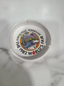 Vintage 1982 Worlds Fair Ashtray Knoxville Tennessee - Picture 1 of 3