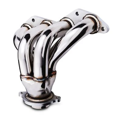 STAINLESS EXHAUST TUBULAR 4-1 MANIFOLD FOR HONDA CIVIC EP1 EP2 SOHC 1.6 1.7 01+ - Imagen 1 de 4