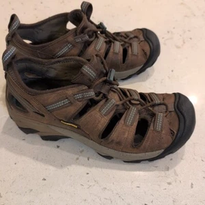 Keen Arroyo II Womens Size 9.5-10 Shoes Brown Leather Waterproof Hiking Sneakers - Picture 1 of 10