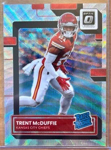 2022 Donruss Optic - Trent McDuffie - Rated Rookie - Wave Prizm SP/300 - Foto 1 di 2