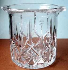Cubo de Hielo Gorham Lady Anne 7.5"H Cristal Checo Diseño Transversal Nuevo - Imagen 1 de 3