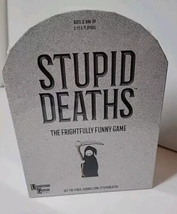 University Games Stupid Deaths The Party Game Funny Card Game Sealed - Picture 1 of 4