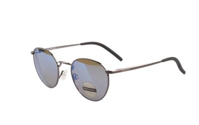 SERENGETI HAMEL SHINY DARK GUNMETAL PHOTO 555NM GREEN BLUE SUNGLASSES 8926 NEW - Image 1 of 4