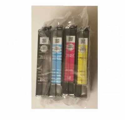 4 cartuchos de tinta originales Epson 702 Initial WF-3730 WF-3720 WF-3733 Foto 1 de 2