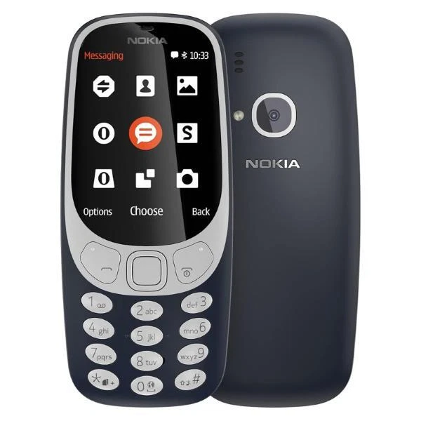 NOKIA 3310 MOBILE PHONE DUAL SIM DARK BLUE - Immagine 1 di 1
