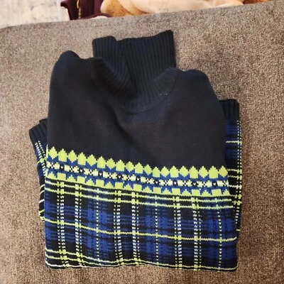 Винтажный Venezia джинсы женщин водолазка свитер 14/16 наплечные подушки 3/4 рукава - Изображение 1 из 4