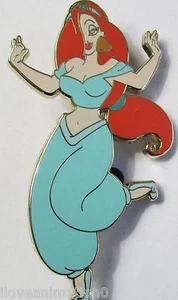 Disney Jumbo Pin Jessica Rabbit como Jasmine Halloween Series Pin - Imagen 1 de 2