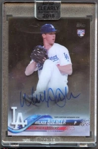 2018 Walker Buehler Topps Clearly Authentic Autographs #CAAWB RC AUTO ROOKIE Dod - Picture 1 of 2