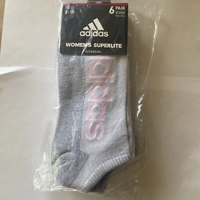 Pack de 6 calcetines tobilleros Adidas Superlite con logotipo lineal Foto 1 de 3