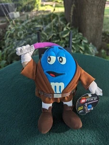 Juguete de peluche M&M MACE WINDU 8" M Pire 2005 nuevo con etiquetas - Imagen 1 de 9