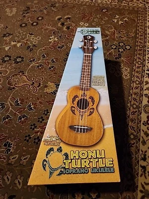 Luna Guitars Soprano Ukulele - Honu Turtle with Gig Bag And Pitch Pipe - Image 1 of 4