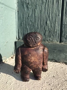 Escasa efigie precolombina meso taína americana azteca tumba museo artefacto Yale - Imagen 1 de 8