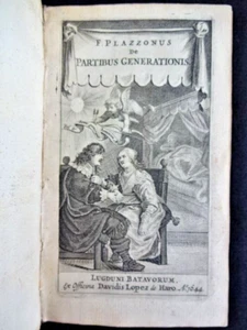 PLAZZONI - De Partibus Generation inservientibus libri duo suivi de 2 textes - - Foto 1 di 11